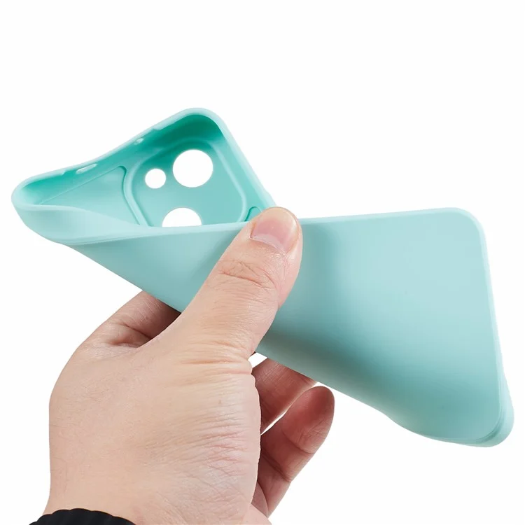 Straight Edge Phone Case for Huawei Maimang A20 , Precise Cutout Soft TPU Protective Cover - Light Green-Cellmalls