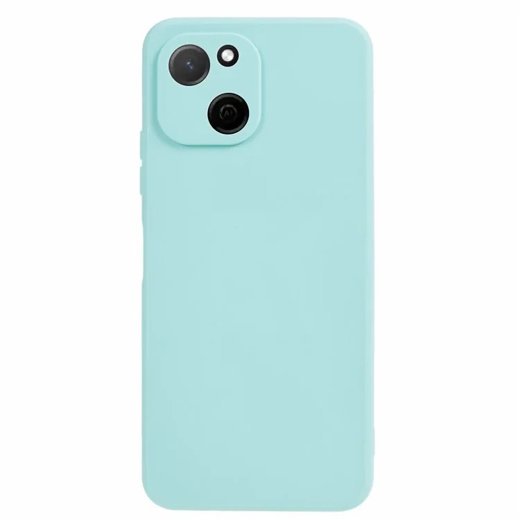 Straight Edge Phone Case for Huawei Maimang A20 , Precise Cutout Soft TPU Protective Cover - Light Green-Cellmalls