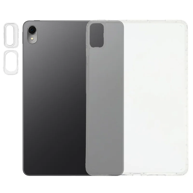 Tablet Case For Huawei MatePad SE 11 / MatePad 11 (2023) / (2021) Flexible TPU + Acrylic Shockproof Cover with Lens Frames - Grey-Cellmalls