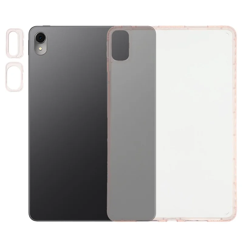 Tablet Case For Huawei MatePad SE 11 / MatePad 11 (2023) / (2021) Flexible TPU + Acrylic Shockproof Cover with Lens Frames - Grey-Cellmalls