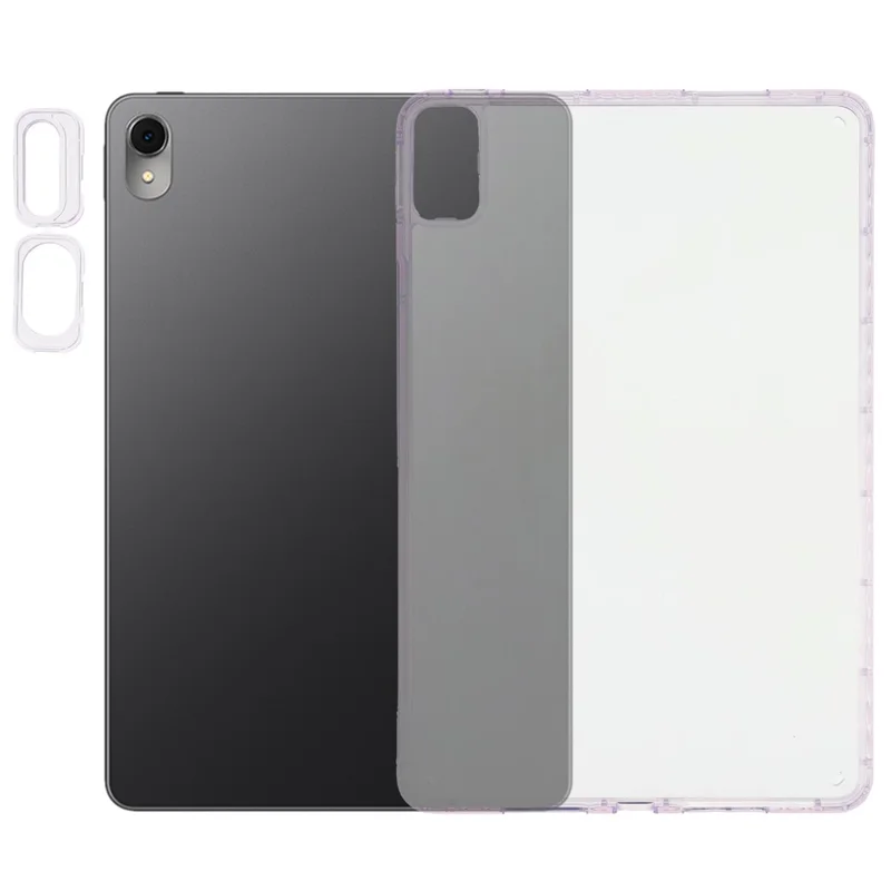 Tablet Case For Huawei MatePad SE 11 / MatePad 11 (2023) / (2021) Flexible TPU + Acrylic Shockproof Cover with Lens Frames - Grey-Cellmalls