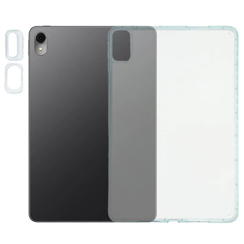 Tablet Case For Huawei MatePad SE 11 / MatePad 11 (2023) / (2021) Flexible TPU + Acrylic Shockproof Cover with Lens Frames - Grey-Cellmalls