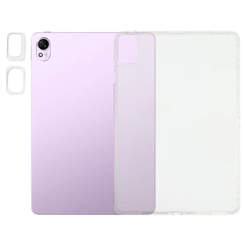 Tablet Case For Huawei MatePad 11.5 S / 11.5 / Air 11.5 inch (2023) Flexible TPU + Acrylic Shockproof Cover with Lens Frames - Grey-Cellmalls