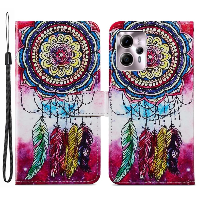For Motorola Moto G13 4G / G23 4G / G53 5G PU Leather Wallet Case Pattern Printing Stand Flip Protective Cover - Two Wolves-Cellmalls