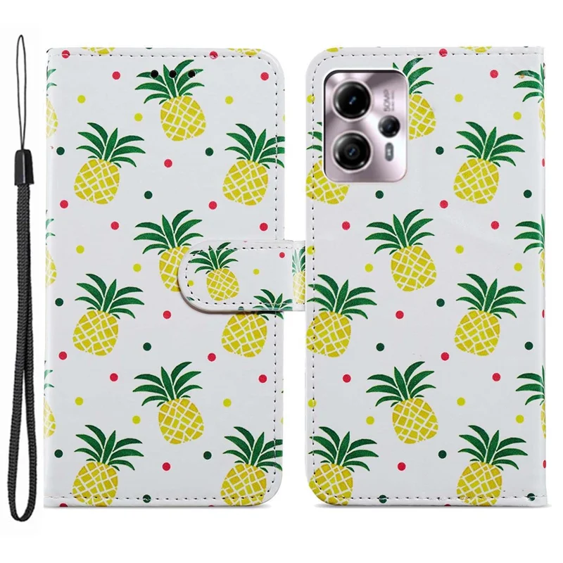 For Motorola Moto G13 4G / G23 4G / G53 5G PU Leather Wallet Case Pattern Printing Stand Flip Protective Cover - Two Wolves-Cellmalls