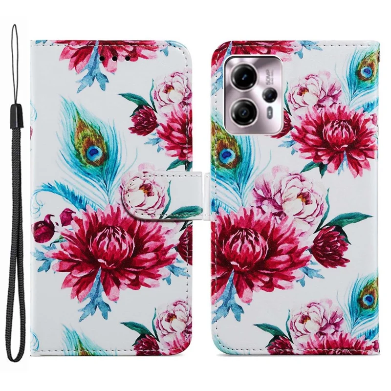 For Motorola Moto G13 4G / G23 4G / G53 5G PU Leather Wallet Case Pattern Printing Stand Flip Protective Cover - Two Wolves-Cellmalls