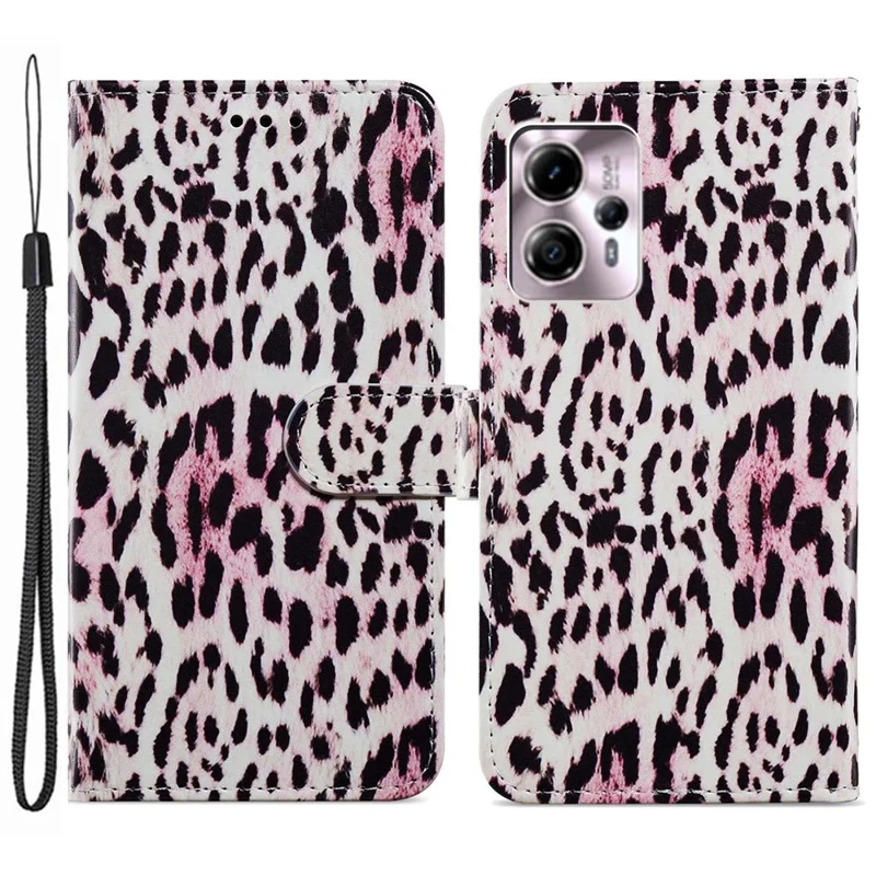 For Motorola Moto G13 4G / G23 4G / G53 5G PU Leather Wallet Case Pattern Printing Stand Flip Protective Cover - Two Wolves-Cellmalls