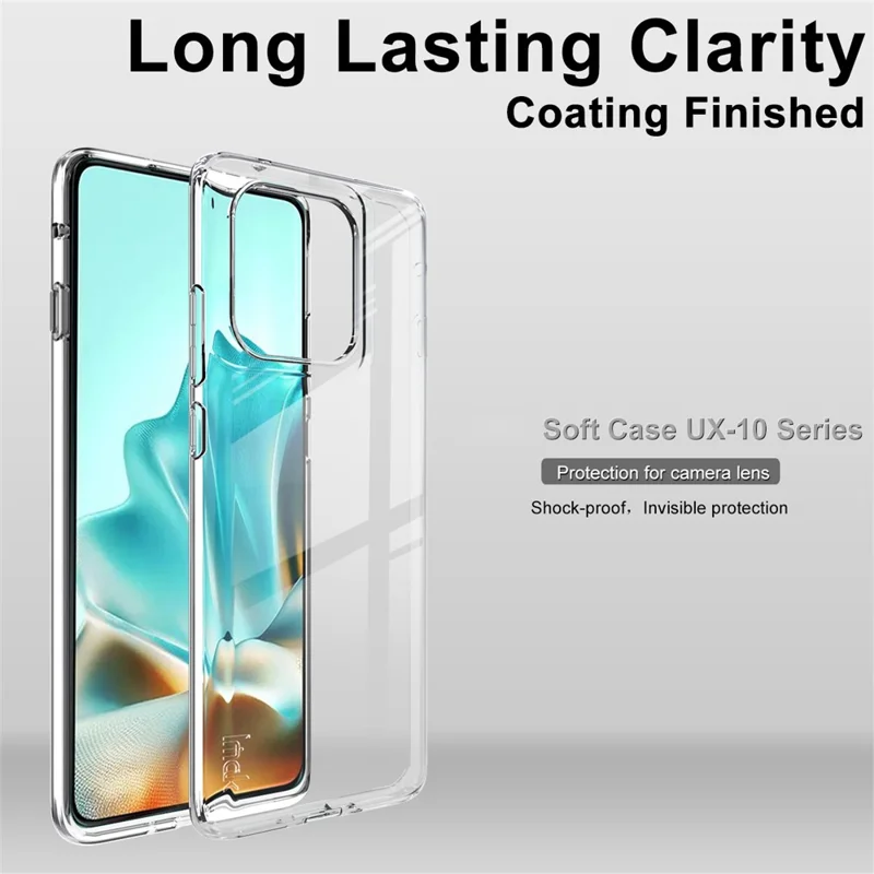 IMAK UX-10 Series For Motorola Edge (2025) 5G Clear Phone Case Soft TPU Mobile Back Cover-Cellmalls