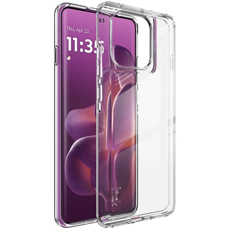 IMAK UX-10 Series For Motorola Edge 60 Pro 5G Clear Phone Case Soft TPU Mobile Back Cover-Cellmalls
