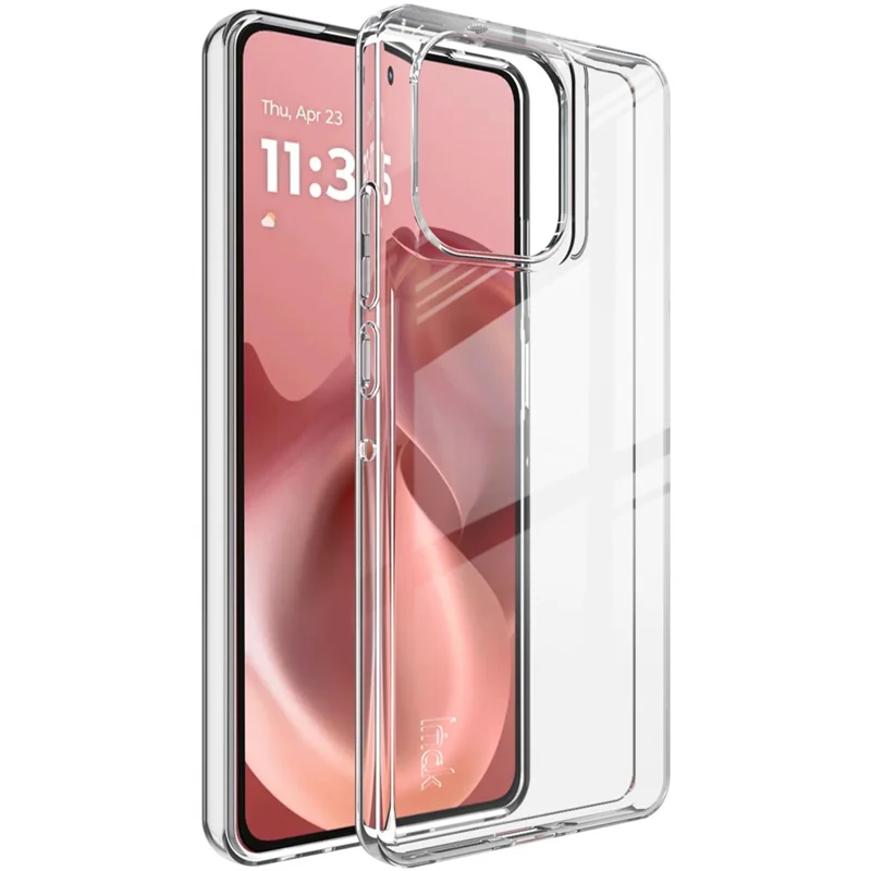 IMAK UX-10 Series For Motorola Moto G86 5G Clear Phone Case Soft TPU Mobile Back Cover-Cellmalls