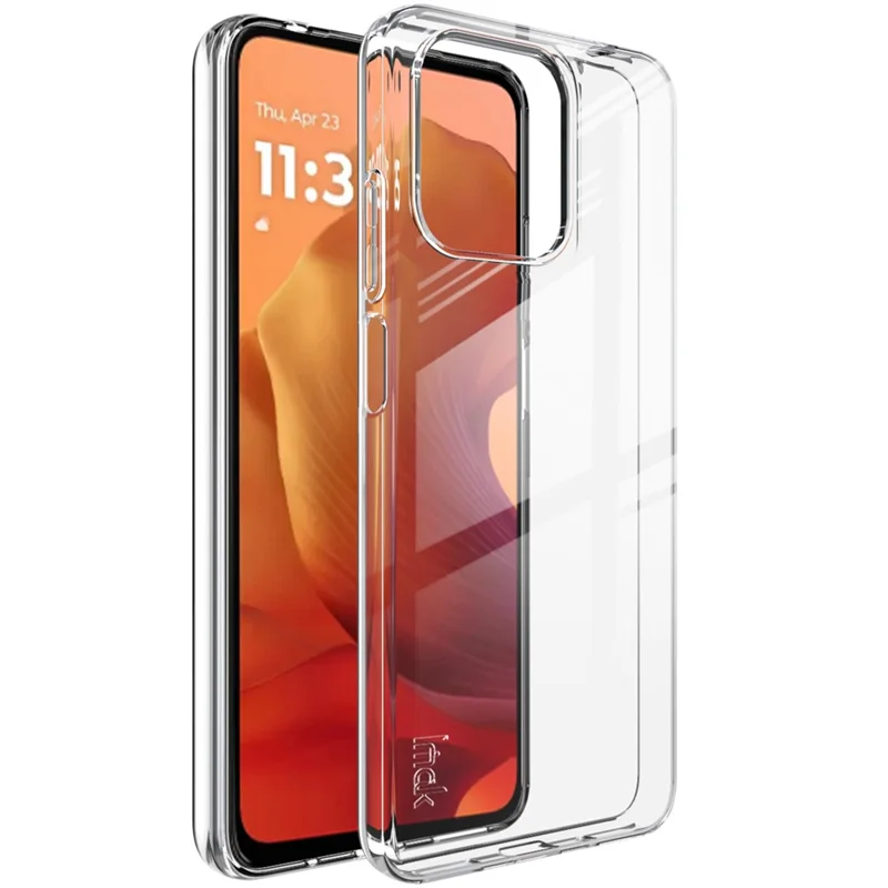 IMAK UX-10 Series For Motorola Moto G15 4G Clear Phone Case Soft TPU Mobile Back Cover-Cellmalls