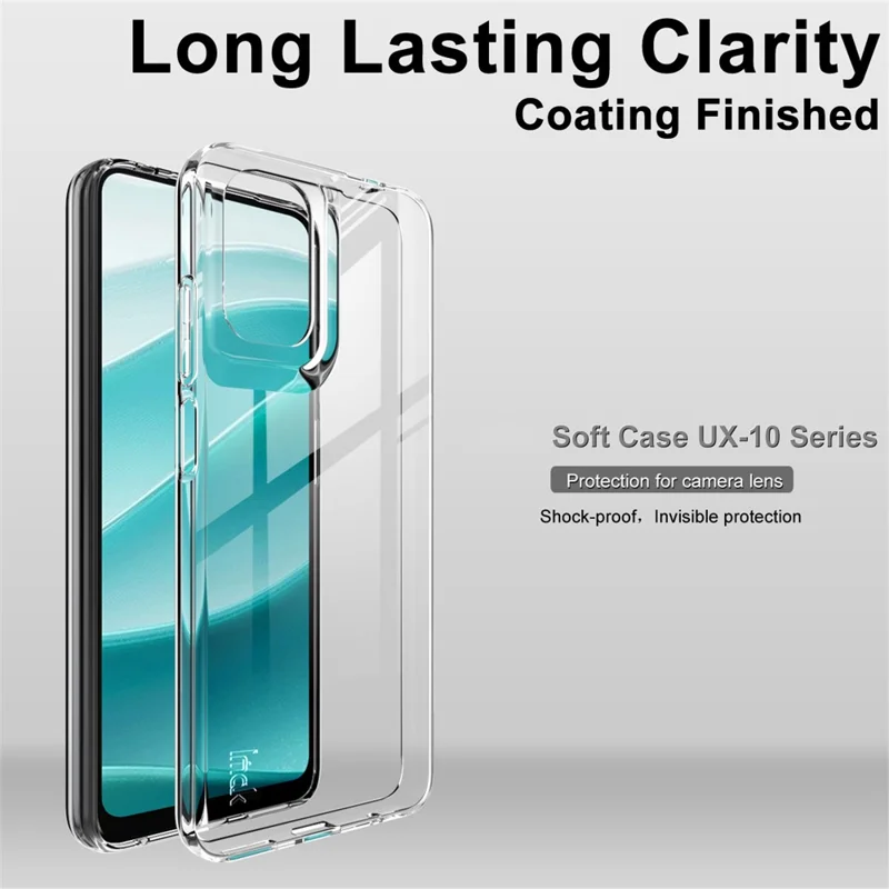 IMAK UX-10 Series For Motorola Moto G05 4G Clear Phone Case Soft TPU Mobile Back Cover-Cellmalls