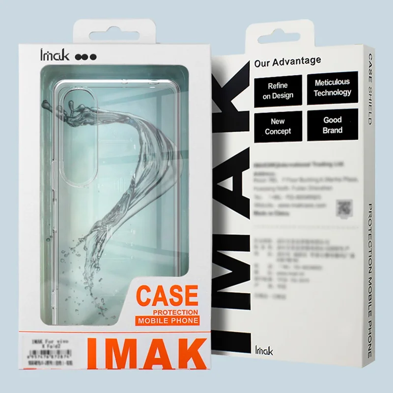 IMAK UX-10 Series For Motorola Moto G56 5G Clear Phone Case Soft TPU Mobile Back Cover-Cellmalls