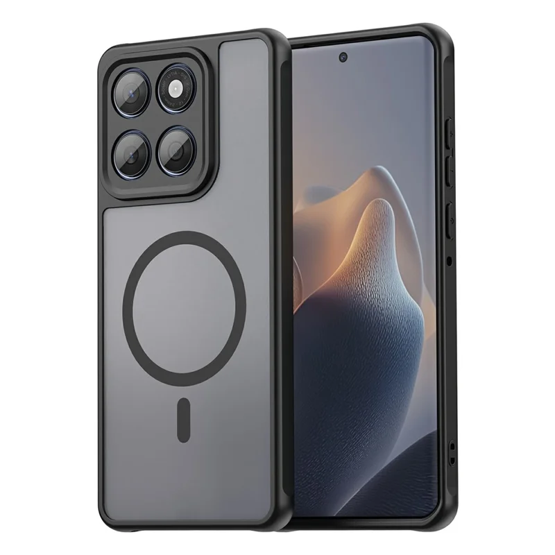 For Motorola Edge 60 Fusion 5G  /  Edge 60 5G Case Compatible with MagSafe Anti Drop PC + TPU Phone Cover - Black-Cellmalls