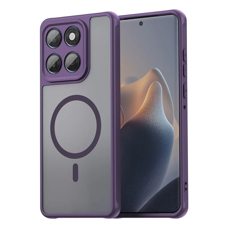 For Motorola Edge 60 Fusion 5G  /  Edge 60 5G Case Compatible with MagSafe Anti Drop PC + TPU Phone Cover - Black-Cellmalls