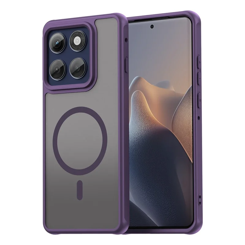 For Motorola Edge 60 Pro 5G Case Compatible with MagSafe Anti Drop PC + TPU Phone Cover - Black-Cellmalls