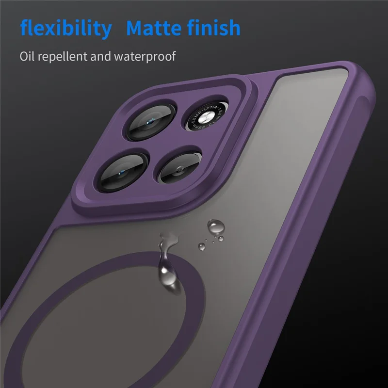 For Motorola Moto G100 Pro 5G Case Compatible with MagSafe Anti Drop PC + TPU Phone Cover - Purple-Cellmalls