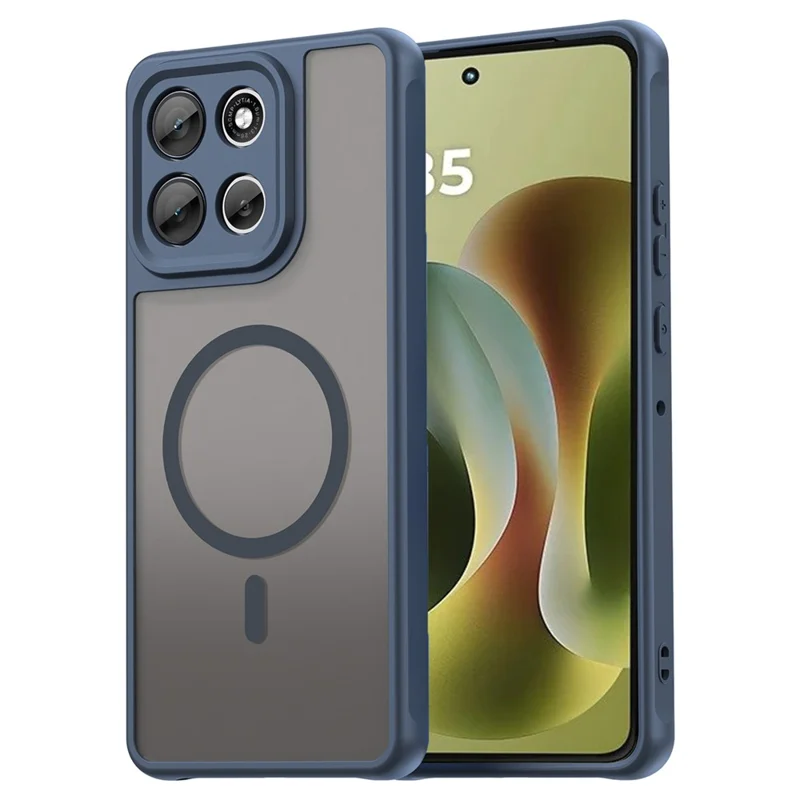 For Motorola Moto G100 Pro 5G Case Compatible with MagSafe Anti Drop PC + TPU Phone Cover - Purple-Cellmalls