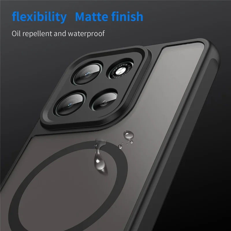 For Motorola Moto G56 5G Case Compatible with MagSafe Anti Drop PC + TPU Phone Cover - Black-Cellmalls