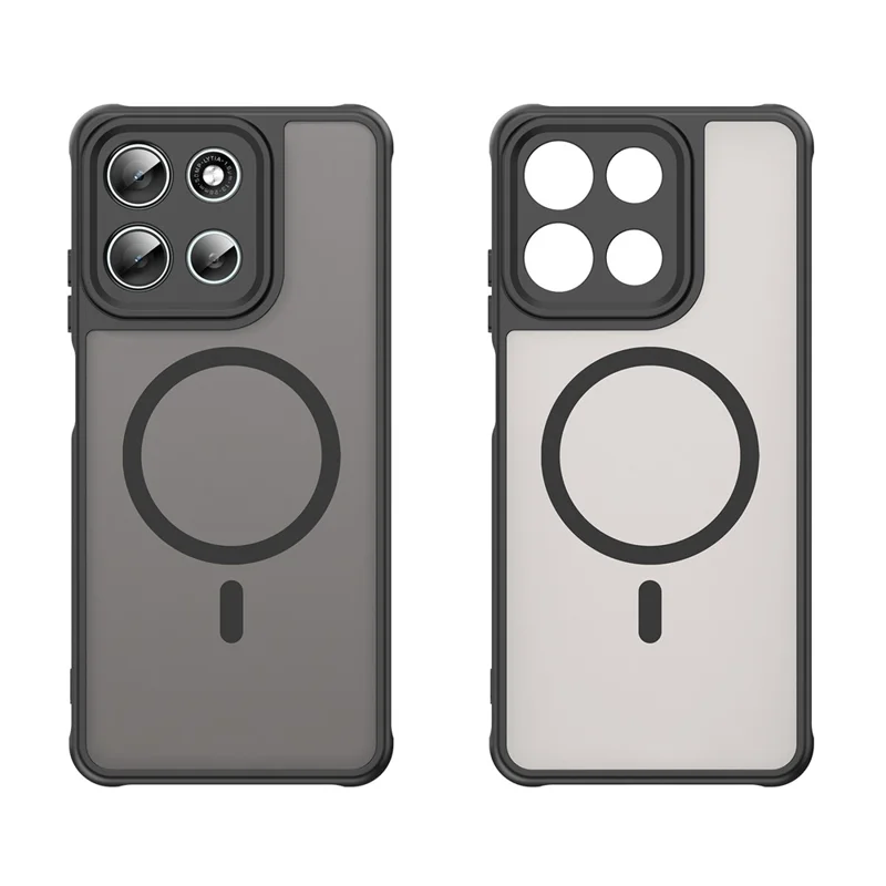 For Motorola Moto G56 5G Case Compatible with MagSafe Anti Drop PC + TPU Phone Cover - Black-Cellmalls