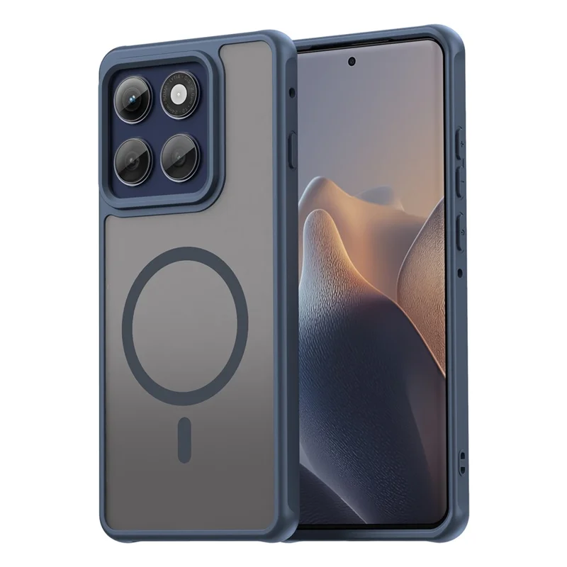 For Motorola Edge 60 Pro 5G Case Compatible with MagSafe Anti Drop PC + TPU Phone Cover - Black-Cellmalls