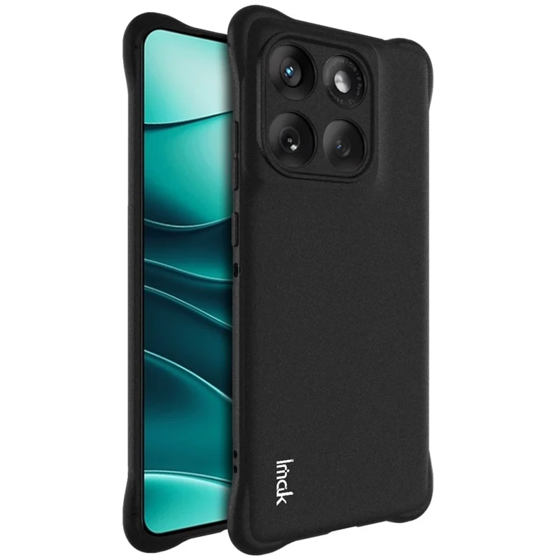 IMAK For Motorola Edge 60 5G / 60 Fusion 5G / Edge 60s 5G Case TPU Phone Cover Airbag Shockproof Protection - Matte Black-Cellmalls