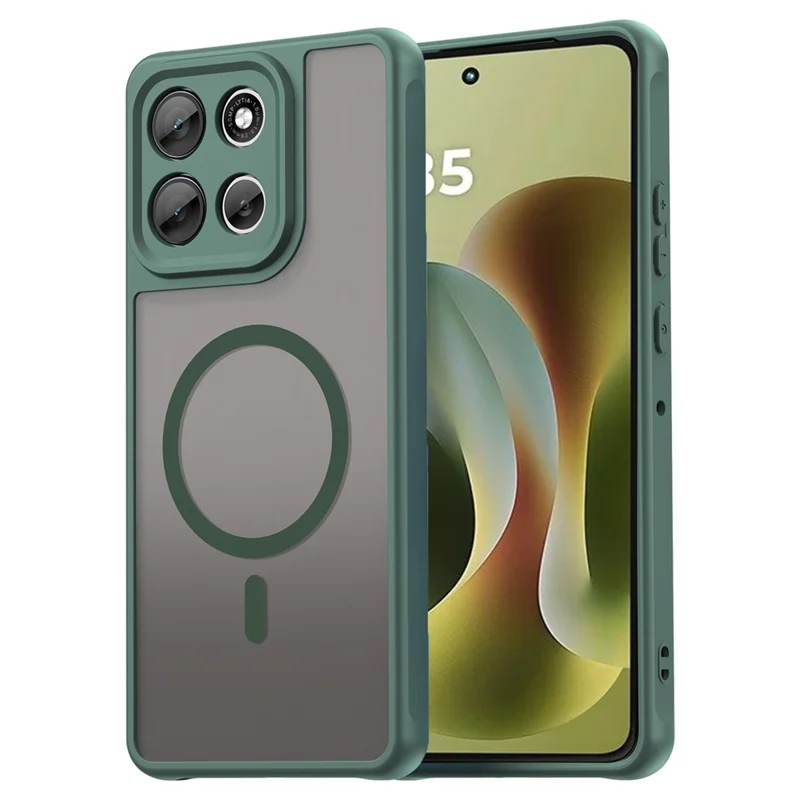 For Motorola Moto G100 Pro 5G Case Compatible with MagSafe Anti Drop PC + TPU Phone Cover - Purple-Cellmalls