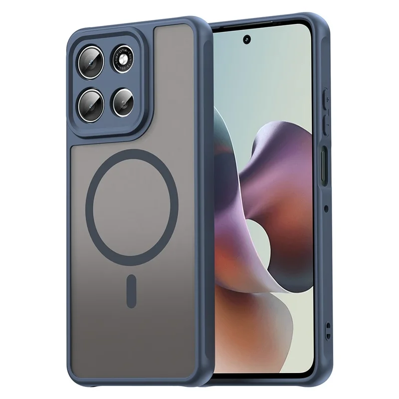 For Motorola Moto G56 5G Case Compatible with MagSafe Anti Drop PC + TPU Phone Cover - Black-Cellmalls