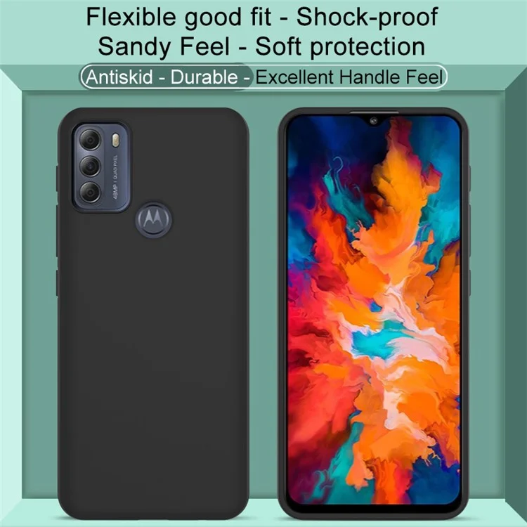 IMAK UC-3 Series Matte Frosting Soft TPU Shell Cell Phone Case Cover for Motorola Moto G50-Cellmalls