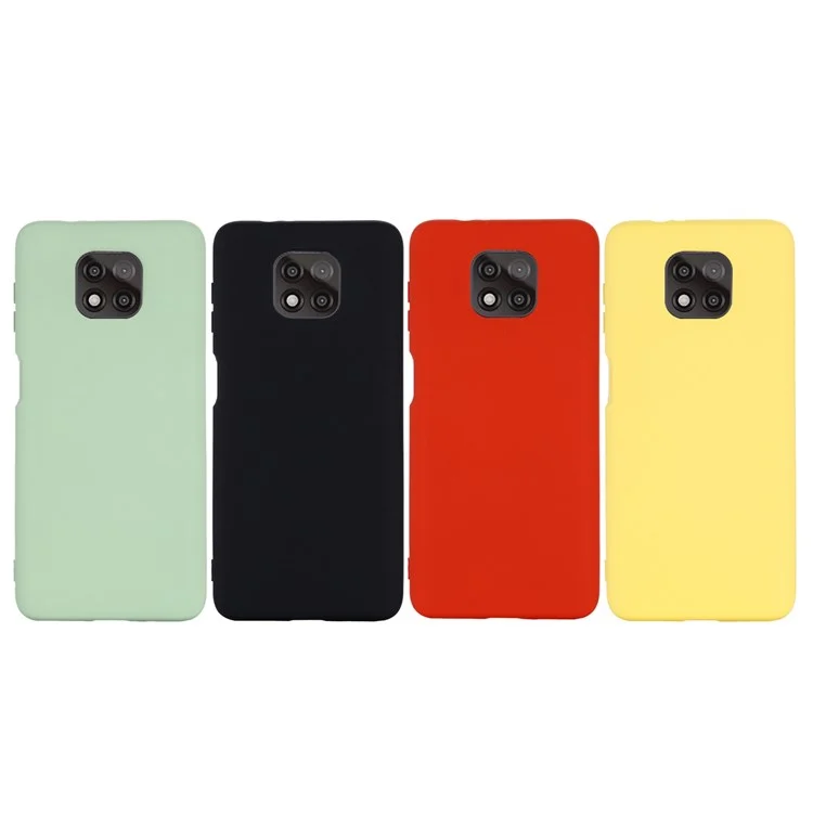 For Motorola Moto G Power (2021) Drop-proof Liquid Silicone Phone Case Protective Cover with Strap - Black-Cellmalls