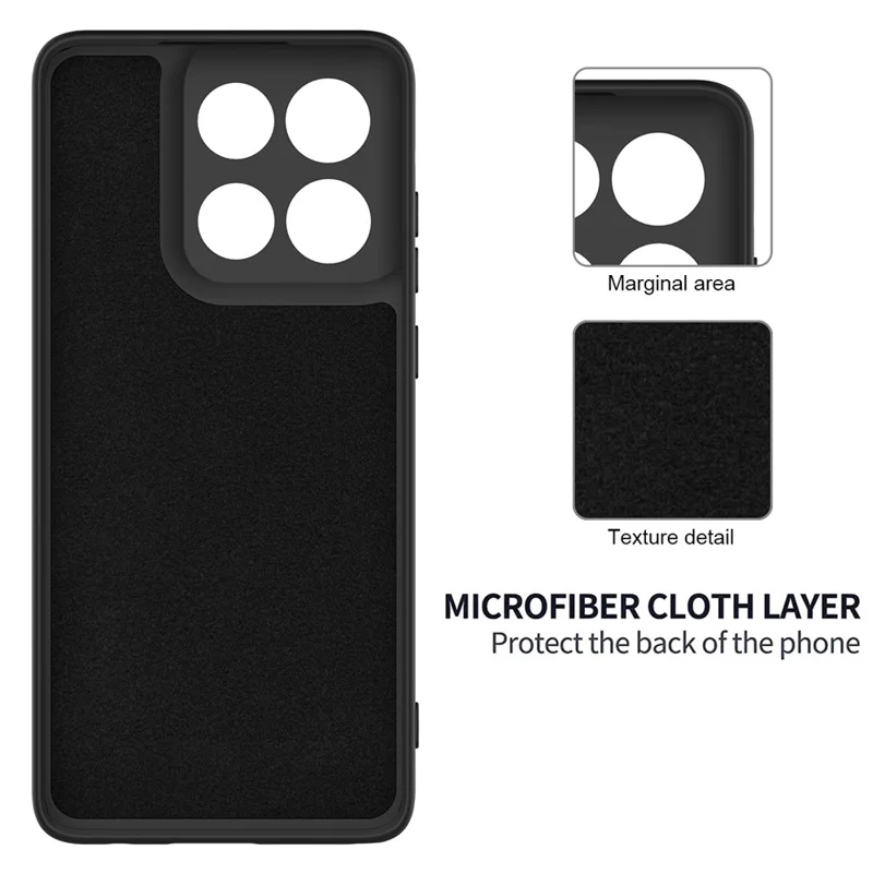 For Motorola Moto G Stylus 5G (2025) Liquid Silicone Case Phone Back Cover with Hand Strap - Black-Cellmalls