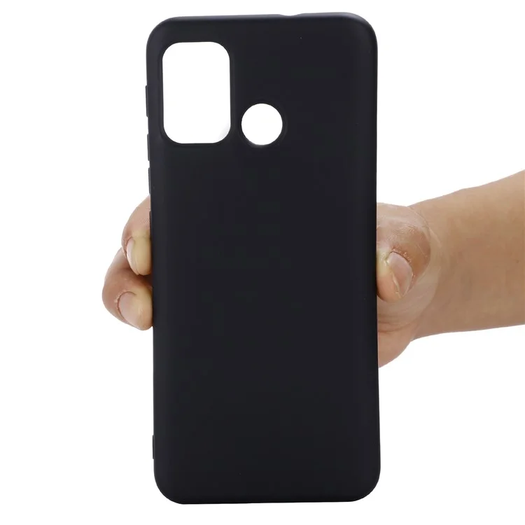 Soft Liquid Silicone Phone Case for Motorola Moto G60 - Black-Cellmalls