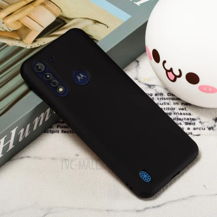 Liquid Silicone Case Shell for Motorola Moto G8 Power - Black-Cellmalls
