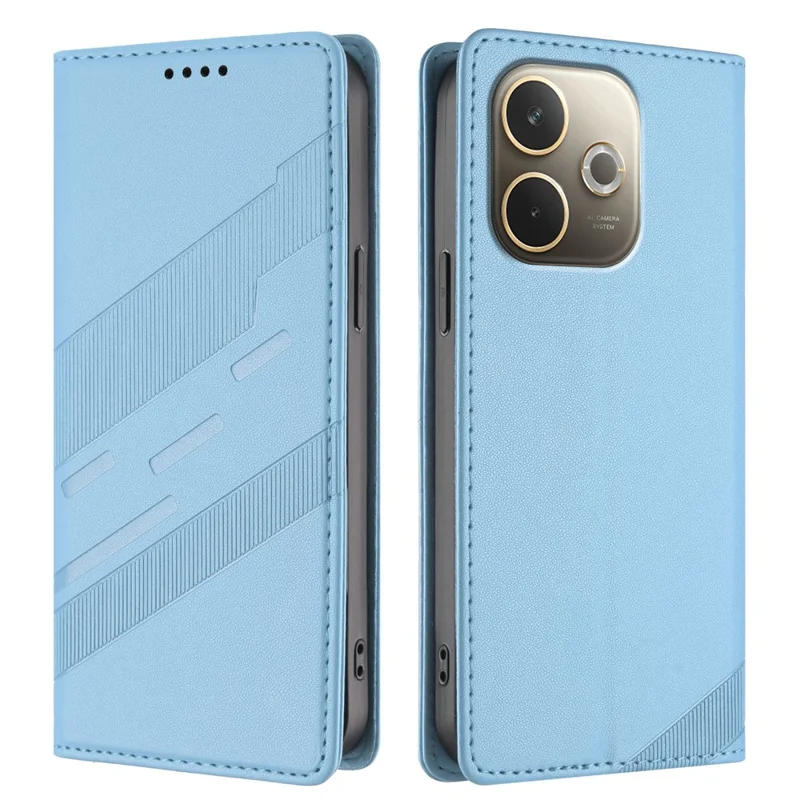 For Oppo A5 Pro 5G (Global) Phone Cases Punk Style Imprinted Wallet Stand Leather Cover - Red-Cellmalls