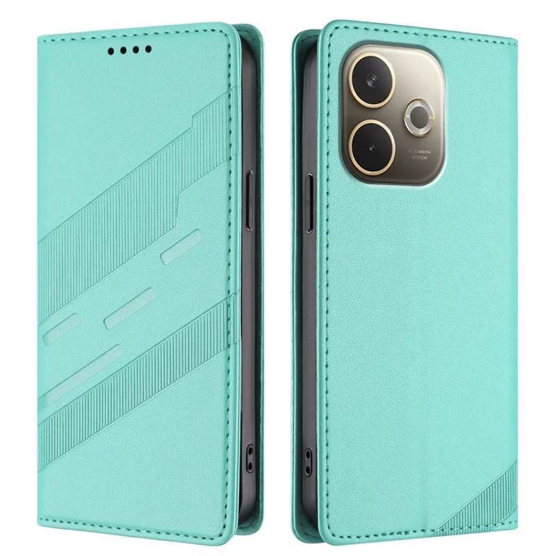 For Oppo A5 Pro 5G (Global) Phone Cases Punk Style Imprinted Wallet Stand Leather Cover - Red-Cellmalls