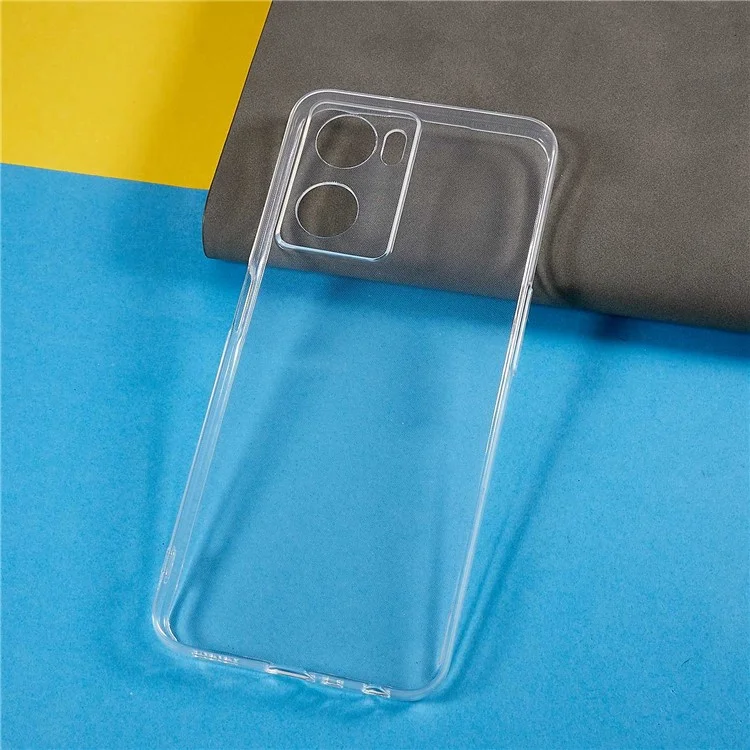 Crystal Clear Back Protective Case for Oppo A57 4G / A57s 4G, Anti-Yellowing Shell Lightweight TPU Phone Cover-Cellmalls
