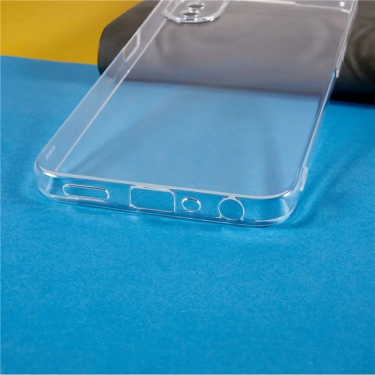 Mobile Phone Shell Protector for Oppo A58x 5G, Phone Case Ultra Thin High Transparency Clear Flexible TPU Cover-Cellmalls