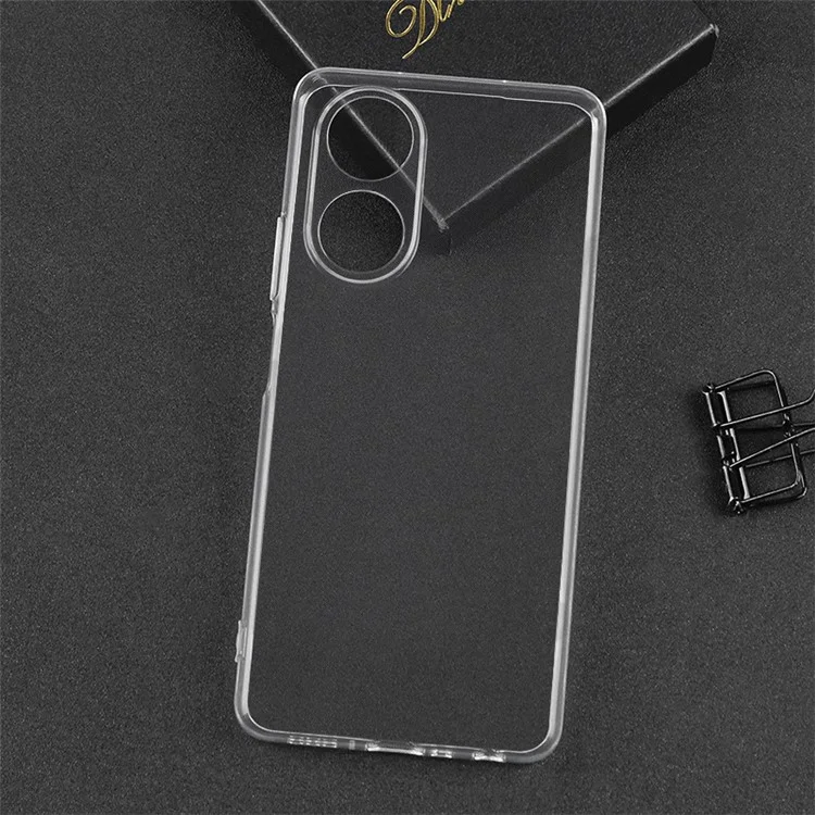 For Oppo A78 4G TPU Clear Phone Case Precise Cutouts Ultra-Thin Cell Phone Cover Shell-Cellmalls
