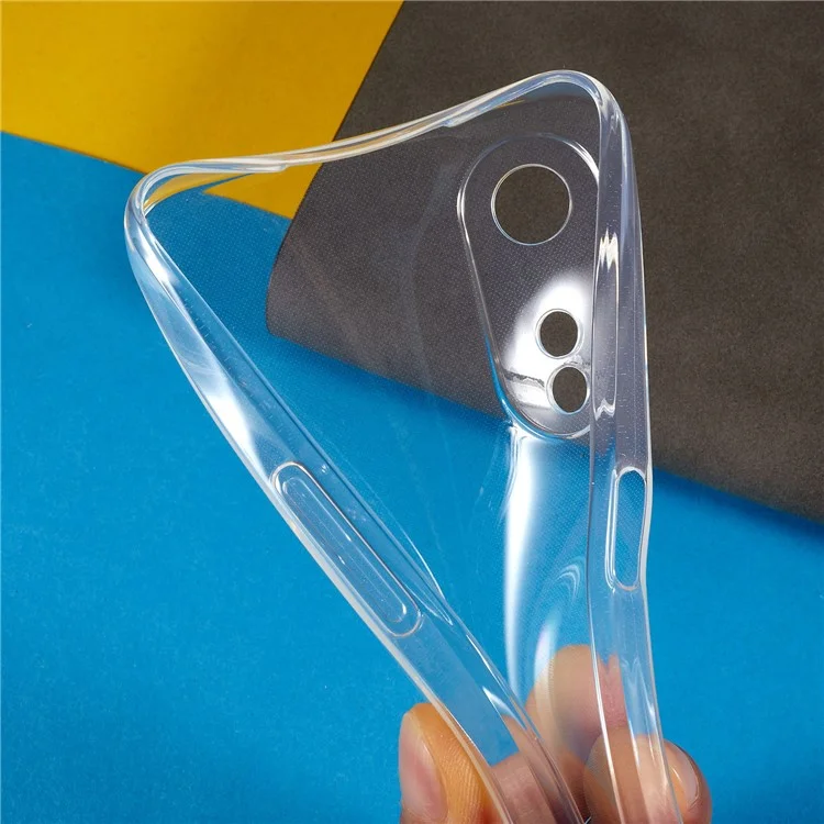 Mobile Phone Shell Protector for Oppo A58x 5G, Phone Case Ultra Thin High Transparency Clear Flexible TPU Cover-Cellmalls