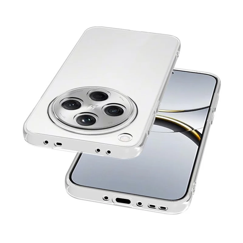 For Oppo Find X8 5G Back Cover Ultra Thin Flexible TPU Clear Phone Case-Cellmalls