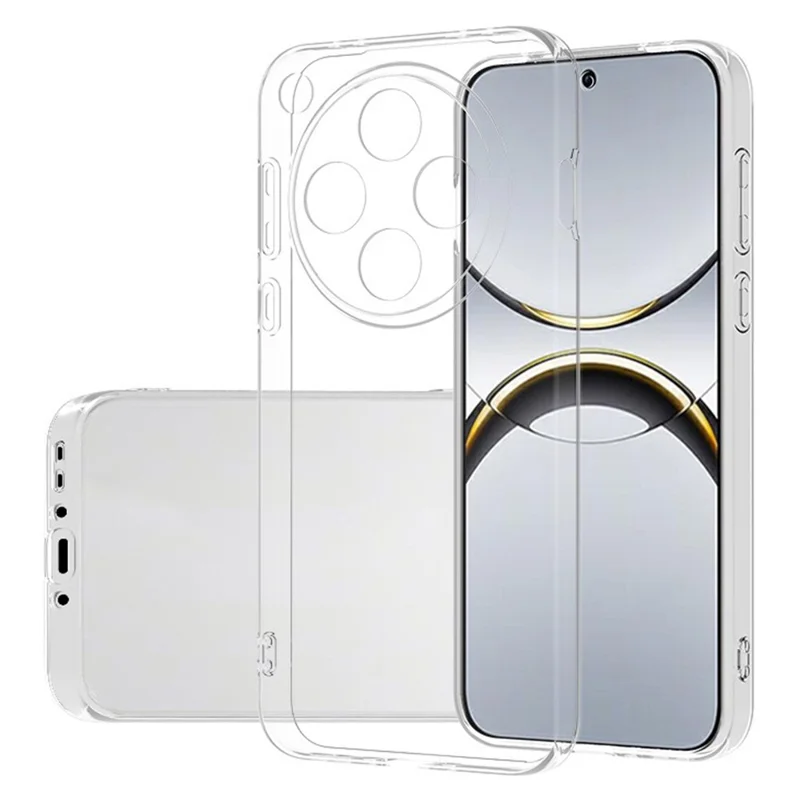 For Oppo Find X8 5G Back Cover Ultra Thin Flexible TPU Clear Phone Case-Cellmalls