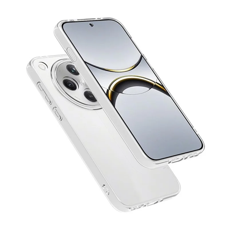 For Oppo Find X8 5G Back Cover Ultra Thin Flexible TPU Clear Phone Case-Cellmalls