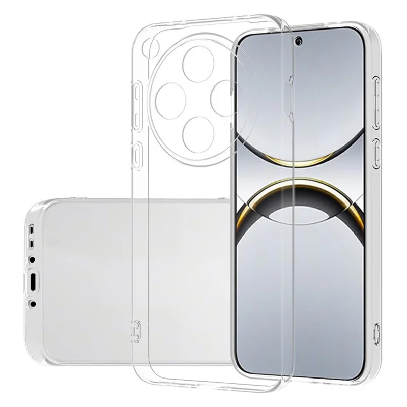 For Oppo Find X8 Pro 5G Back Cover Ultra Thin Flexible TPU Clear Phone Case-Cellmalls