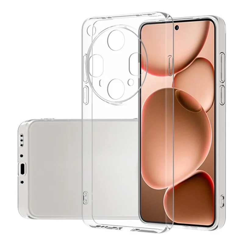 For Oppo Find X8 Ultra 5G Back Cover Ultra Thin Flexible TPU Clear Phone Case-Cellmalls