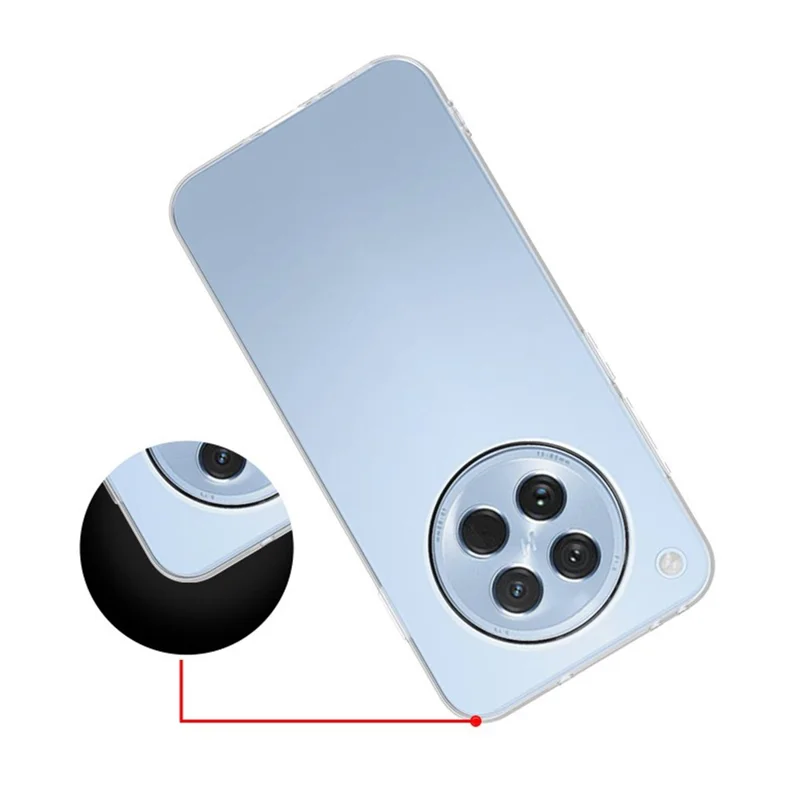 For Oppo Find X8s 5G Back Cover Ultra Thin Flexible TPU Clear Phone Case-Cellmalls