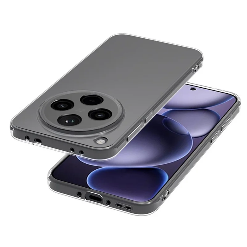 For Oppo Find X8s+ 5G Back Cover Ultra Thin Flexible TPU Clear Phone Case-Cellmalls