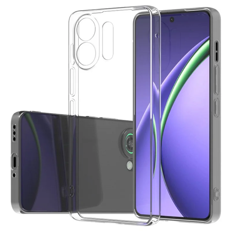 For Oppo K13 Turbo Pro 5G Back Cover Ultra Thin Flexible TPU Clear Phone Case-Cellmalls