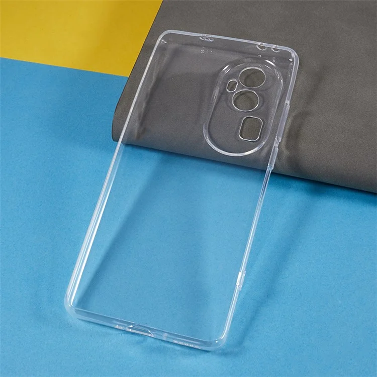 Transparent TPU Case for Oppo Reno10 Pro+ 5G , Precise Cutout Ultra-thin Phone Cover-Cellmalls