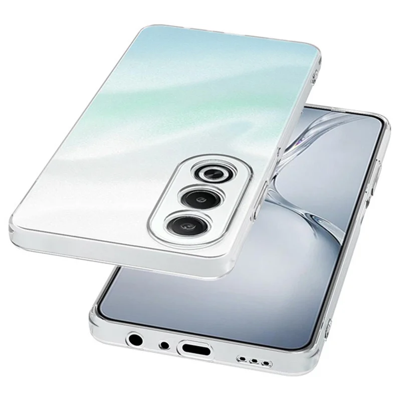 For Oppo K12x 5G (India) Case Ultra-Thin Flexible TPU Clear Phone Cover-Cellmalls