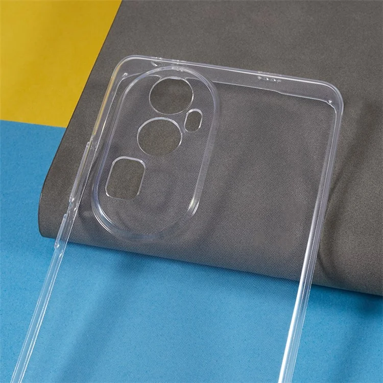Transparent TPU Case for Oppo Reno10 Pro+ 5G , Precise Cutout Ultra-thin Phone Cover-Cellmalls